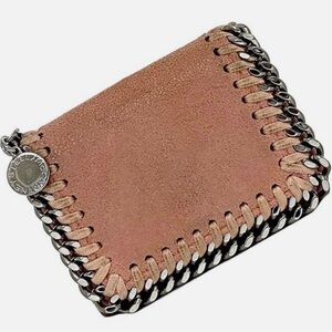 STELLA McCARTNEY Trifold Wallet Pink Falabella
